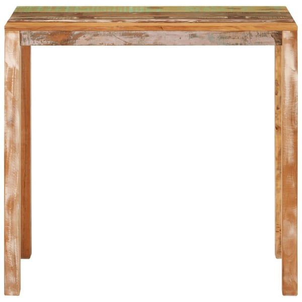 vidaXL barbord 112x55x108 cm massivt genbrugstræ