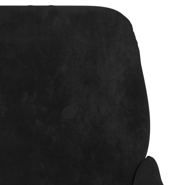 vidaXL lænestol 62x79x79 cm velour sort
