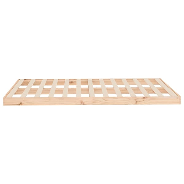 vidaXL sengeramme 120x200 cm massivt fyrretræ