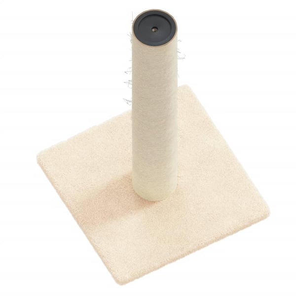 vidaXL kradsetræ 22x22x45 cm cremefarvet