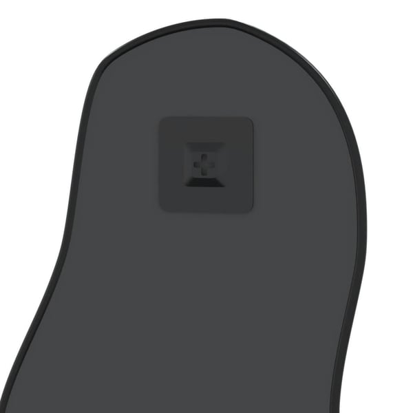 vidaXL Veggspeil svart 70x30 cm