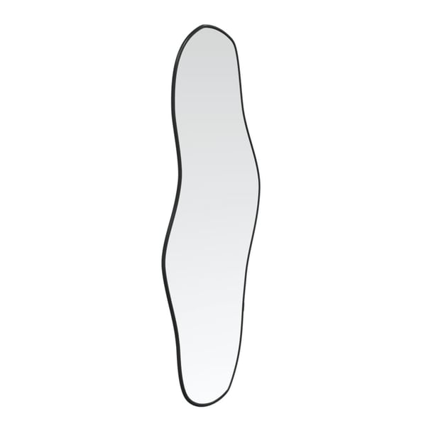 vidaXL Veggspeil svart 70x30 cm