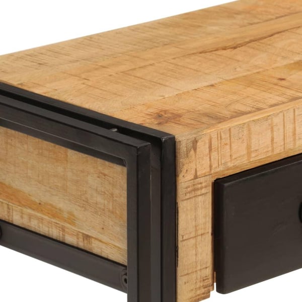 vidaXL Konsollbord 110x30x76 cm heltre mango