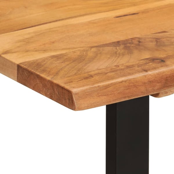 vidaXL Spisebord 110x50x76 cm heltre akasie