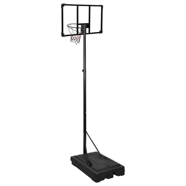 vidaXL Koripalloteline läpinäkyvä 235-305 cm polykarbonaatti