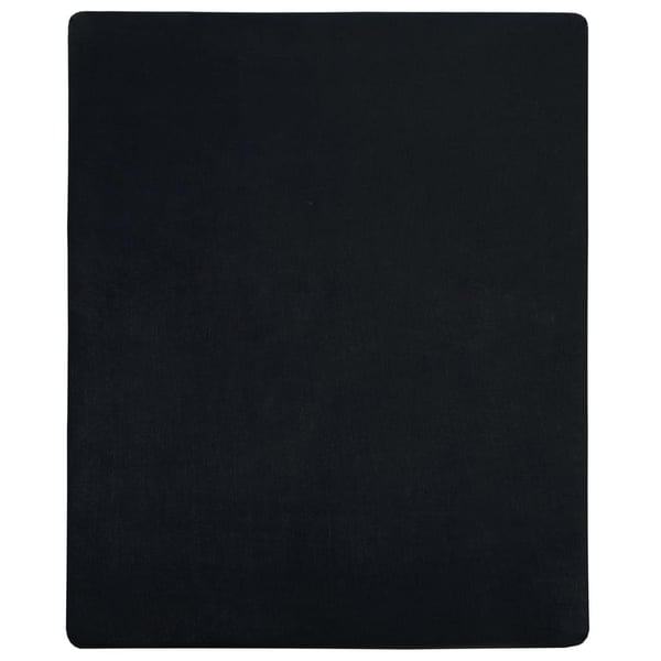 vidaXL stræklagner 2 stk. 100x200 cm jerseybomuld sort