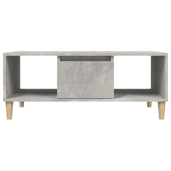 vidaXL Salongbord betonggrå 90x50x36,5 cm konstruert tre