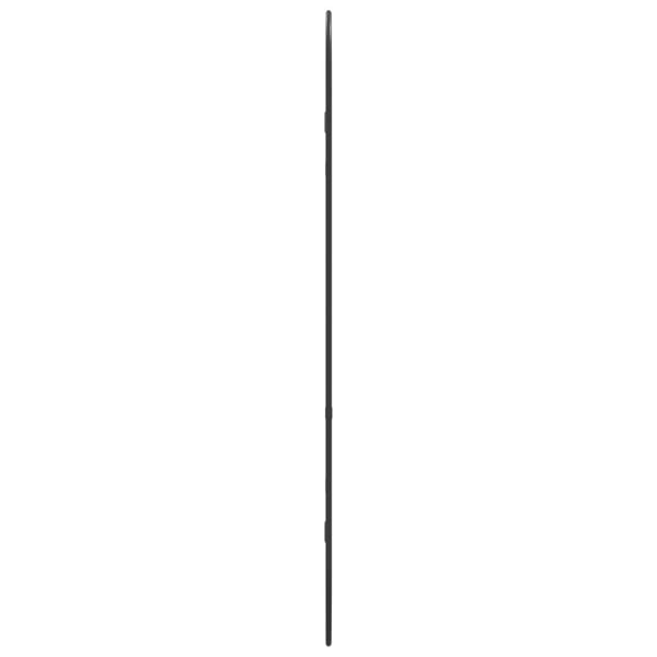 vidaXL Veggspeil svart 90x40 cm oval