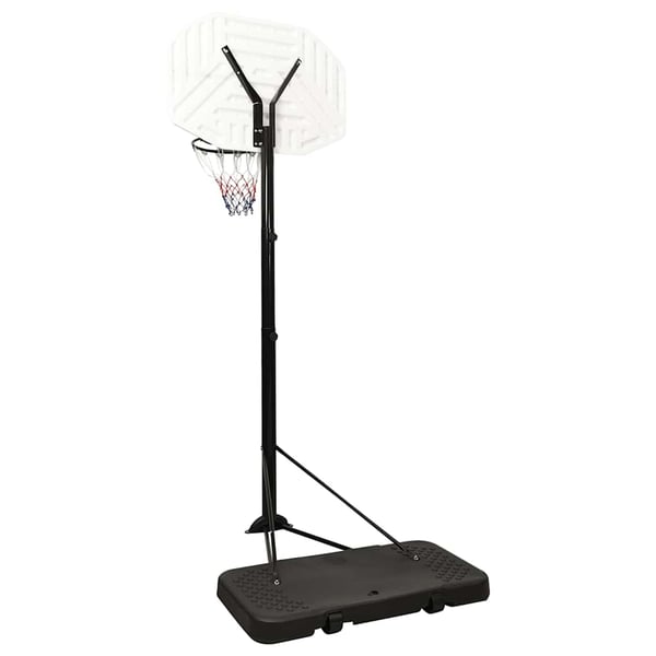 vidaXL Basketballstativ hvit 258-363 cm polyeten
