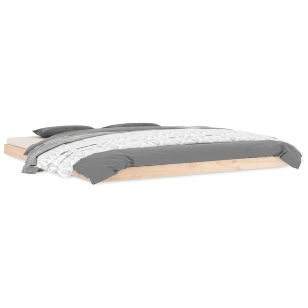 vidaXL Sengeramme 180x200 cm heltre furu