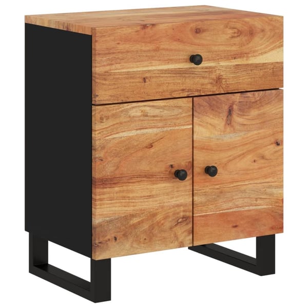 vidaXL Nattbord 50x33x60 cm heltre akasie og konstruert tre