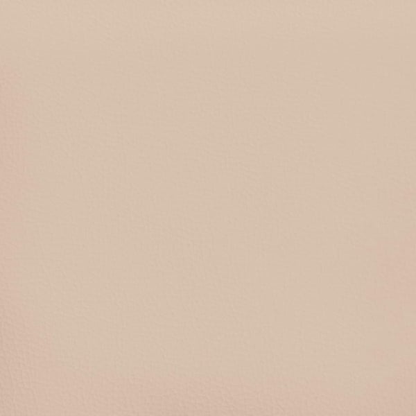 vidaXL Ramsäng med bäddmadrass cappuccino 90x200 cm konstläder