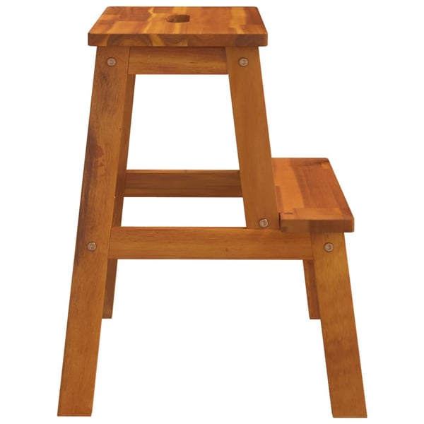 vidaXL Krakk 2 trinn 40x38x50 cm heltre akasie