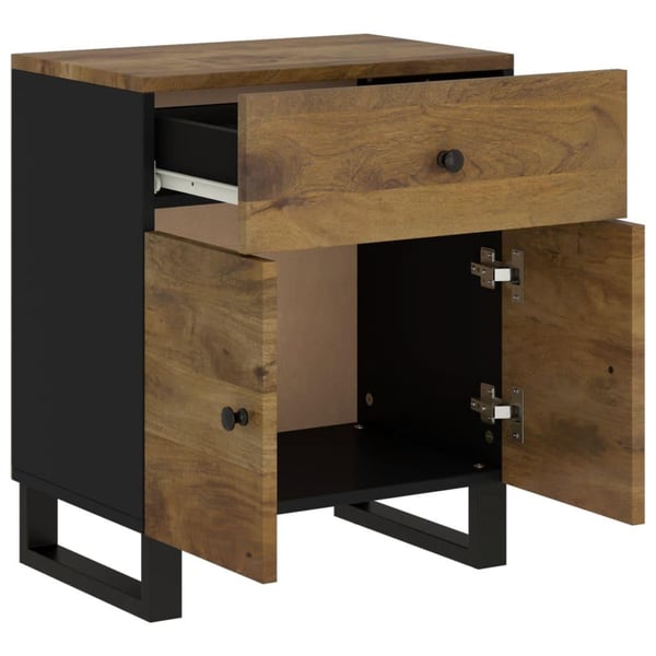 vidaXL Nattbord 50x33x60 cm heltre mango og konstruert tre