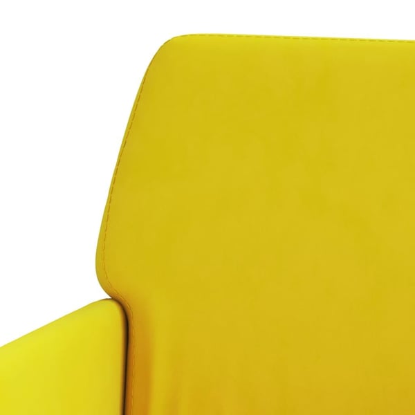 vidaXL lænestol 62x79x79 cm velour gul