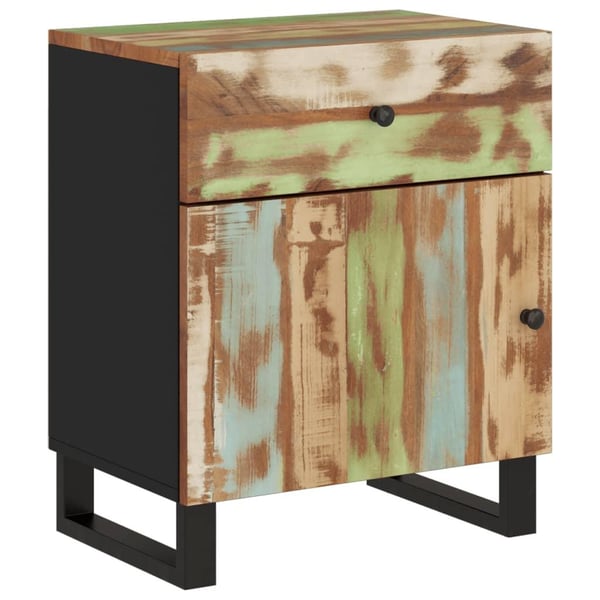 vidaXL Nattbord 50x33x60 cm gjenvunnet og konstruert tre