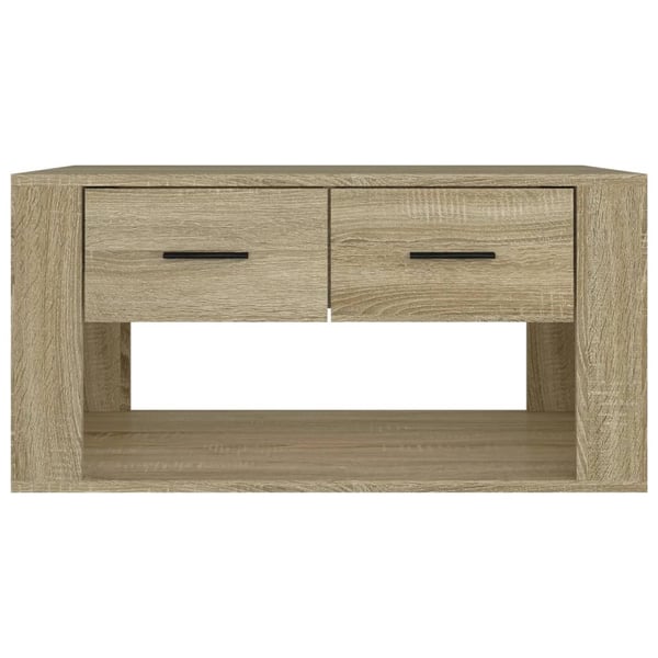 vidaXL Salongbord sonoma eik 80x50x40 cm konstruert tre