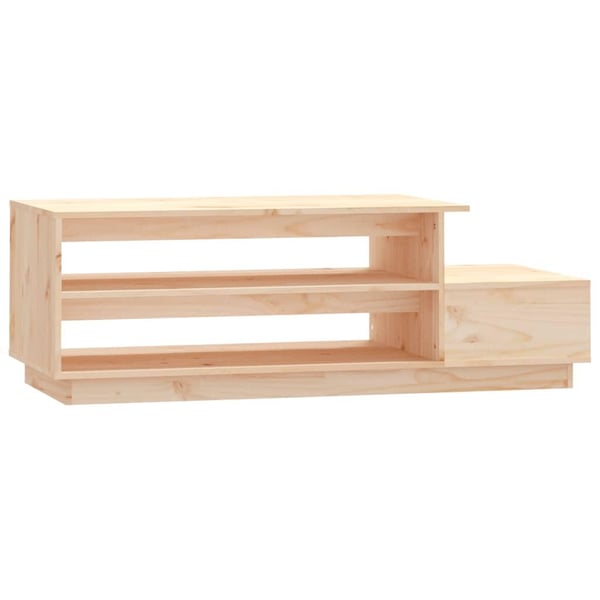 vidaXL sofabord 120x50x40,5 cm massivt fyrretræ