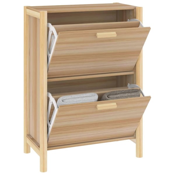 vidaXL Skoskap 57,5x33x80 cm konstruert tre