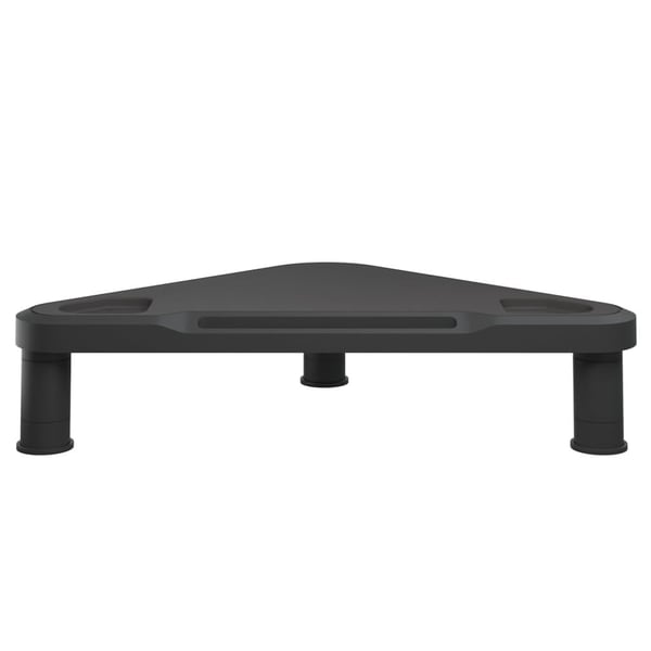 vidaXL skærmstander til hjørne 49x28x10,5 cm sort