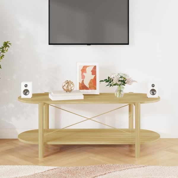 vidaXL Salongbord 110x48x40 cm konstruert tre