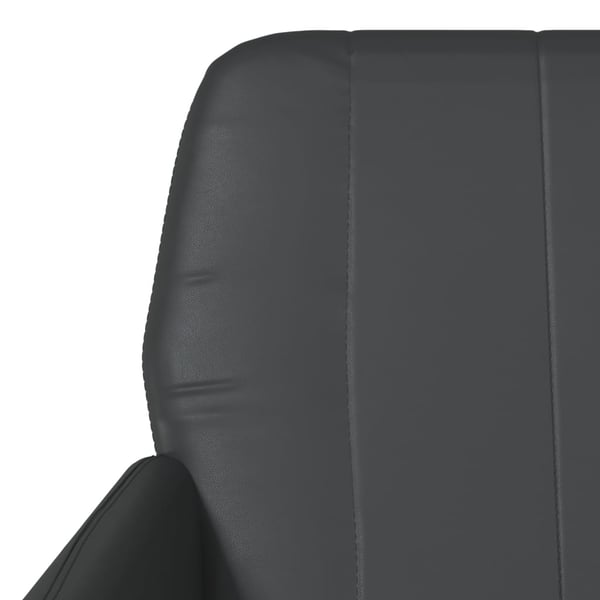vidaXL lænestol 61x78x80 cm kunstlæder sort