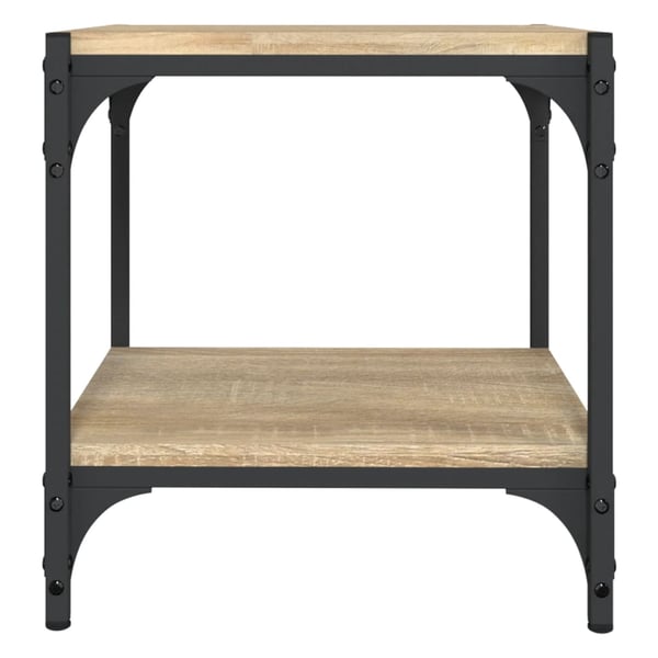 vidaXL TV-benk sonoma eik 40x33x41 cm konstruert tre og stål