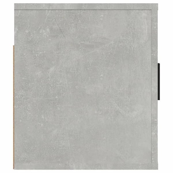 vidaXL Vegghengt TV-benk betonggrå 100x34,5x40 cm