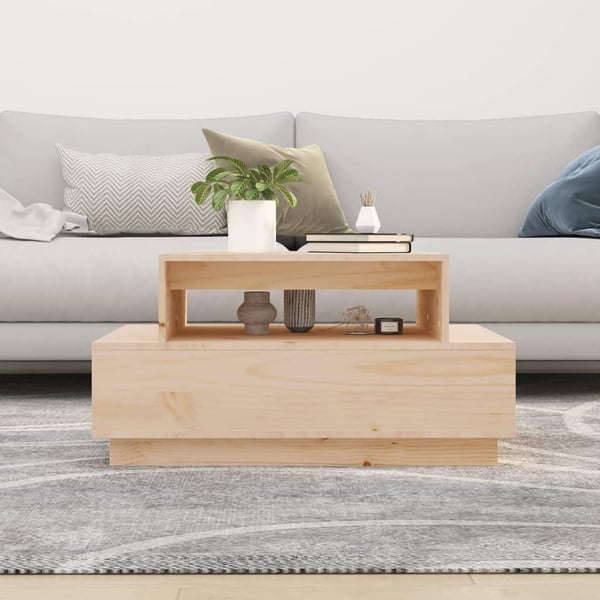 vidaXL Salongbord 80x55x40,5 cm heltre furu