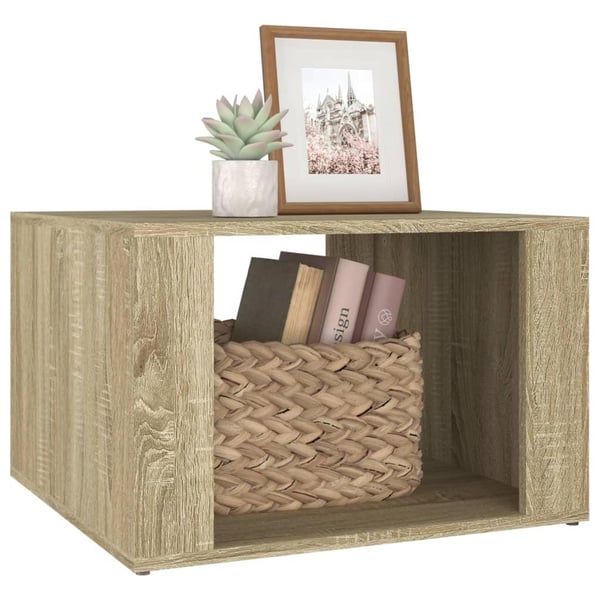 vidaXL Nattbord sonoma eik 57x55x36 cm konstruert tre