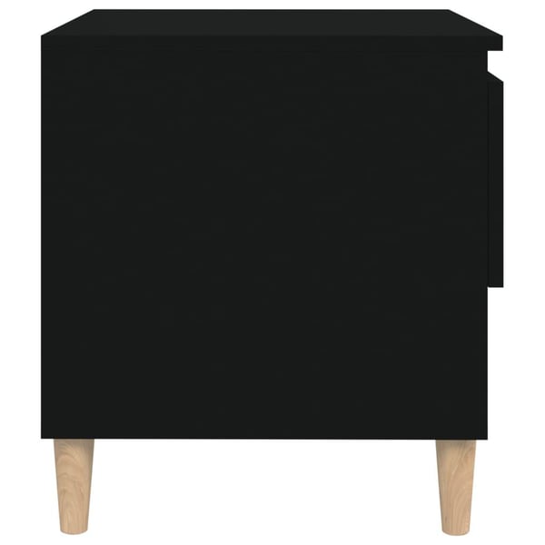 vidaXL Nattbord 2 stk svart 50x46x50 cm konstruert tre