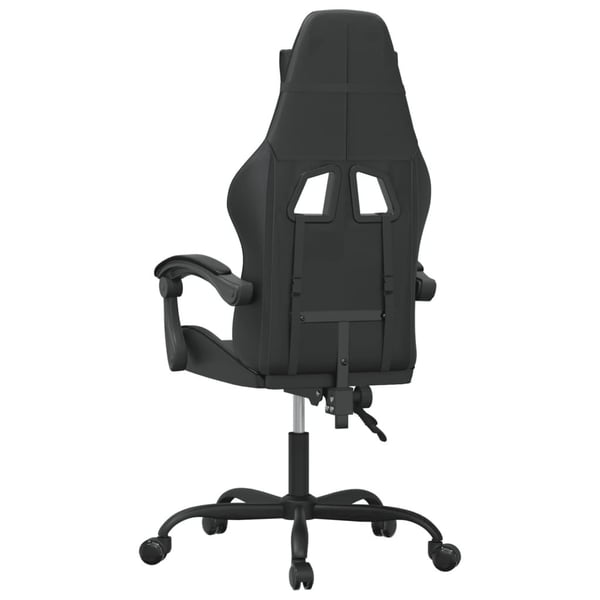 vidaXL Gamingstol svart konstläder