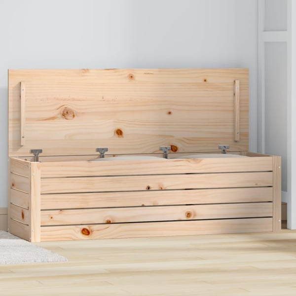 vidaXL Putekasse 109x36,5x33 cm heltre furu