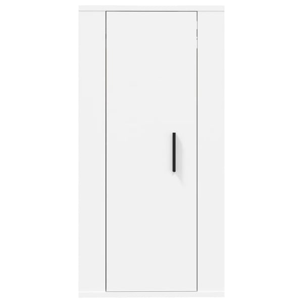 vidaXL Vegghengt TV-benk hvit 40x34,5x80 cm