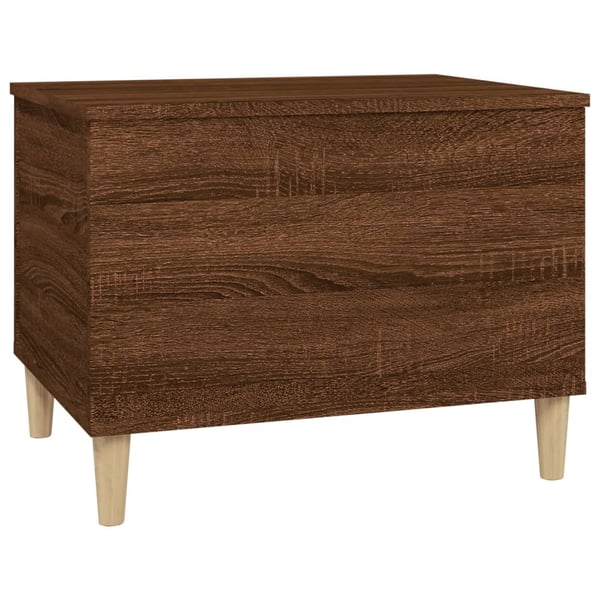 vidaXL sofabord 60x44,5x45 cm konstrueret træ brun egetræsfarve