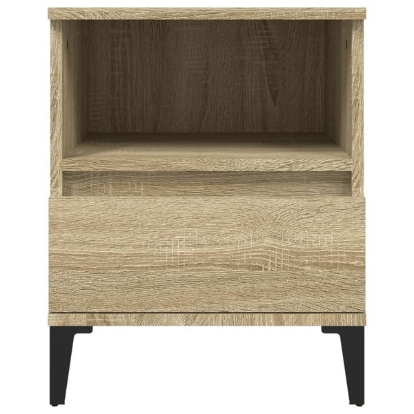 vidaXL sengebord 40x35x50 cm sonoma-eg