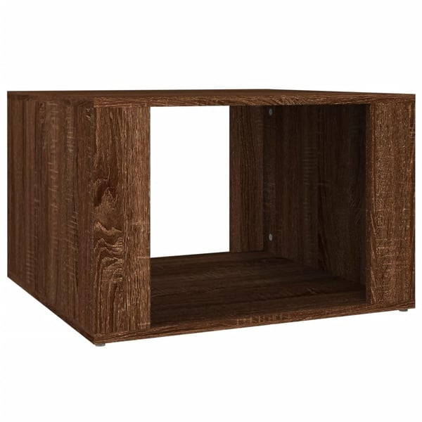 vidaXL Nattbord brun eik 57x55x36 cm konstruert tre