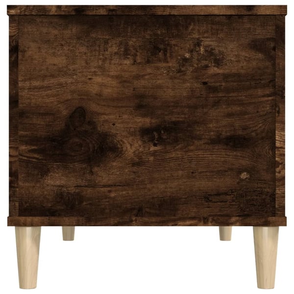 vidaXL Salongbord røkt eik 90x44,5x45 cm konstruert tre