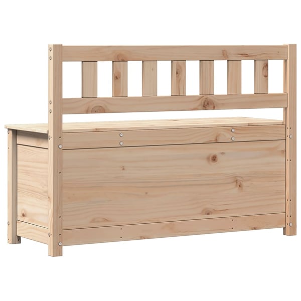 vidaXL Benk 110x41x76,5 cm heltre furu