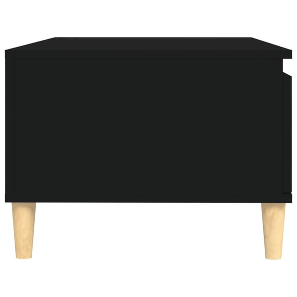 vidaXL sofabord 90x50x36,5 cm konstrueret træ sort