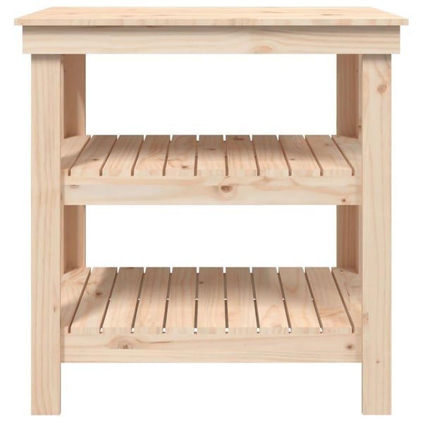 vidaXL Arbeidsbenk 78,5x50x80 cm heltre furu
