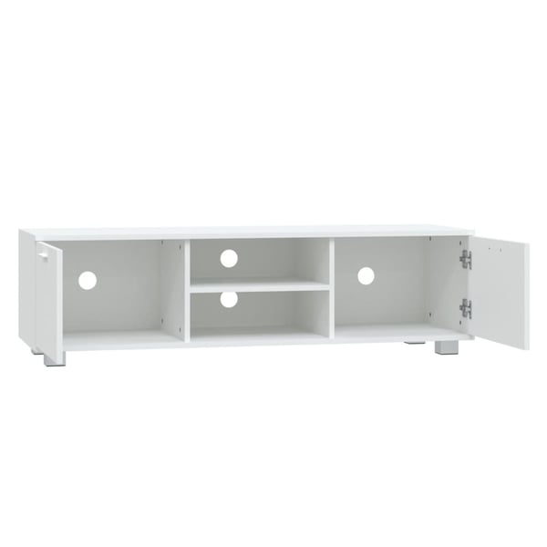 vidaXL tv-bord 140x40,5x35 cm konstrueret træ hvid