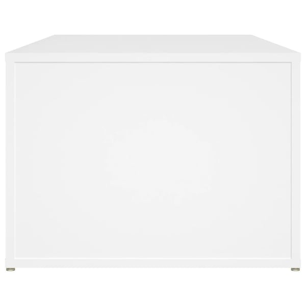 vidaXL Salongbord hvit 100x50x36 cm konstruert tre