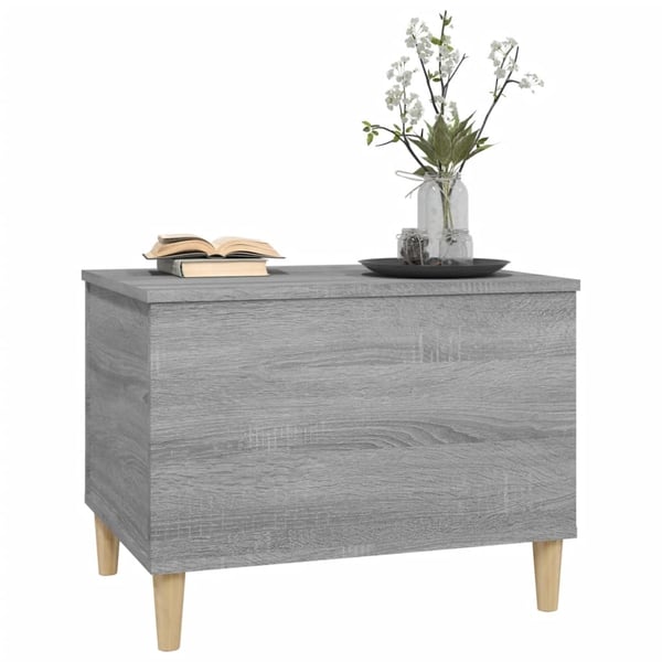 vidaXL sofabord 60x44,5x45 cm konstrueret træ Grå sonoma-eg