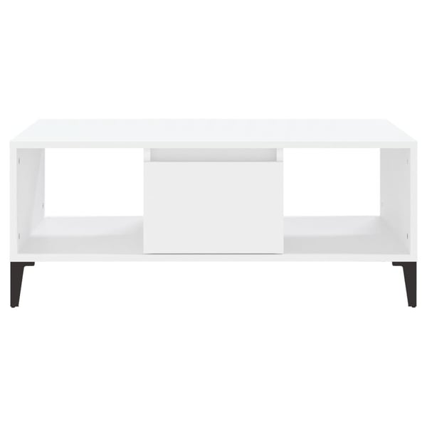 vidaXL sofabord 90x50x36,5 cm konstrueret træ hvid