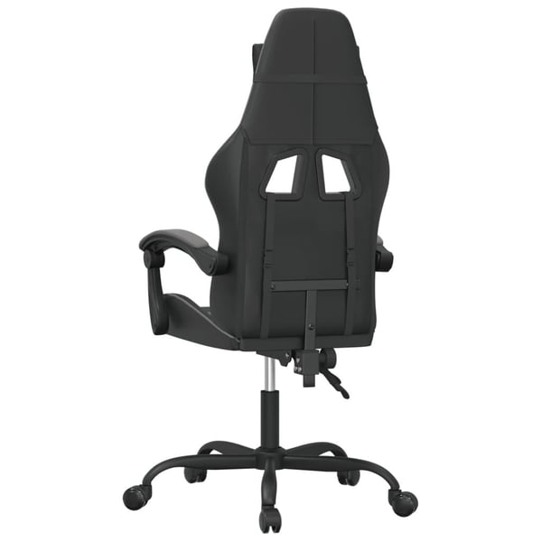 vidaXL Gamingstol svart och grå konstläder