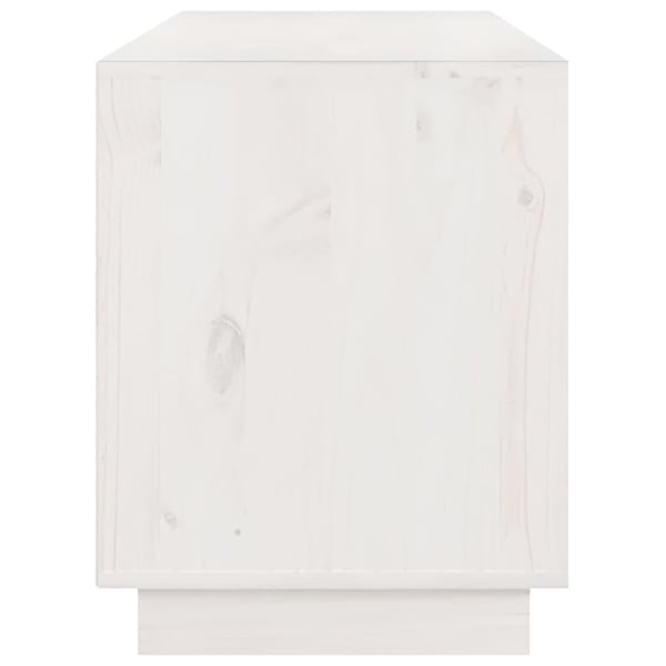 vidaXL TV-benk hvit 176x37x47,5 cm heltre furu
