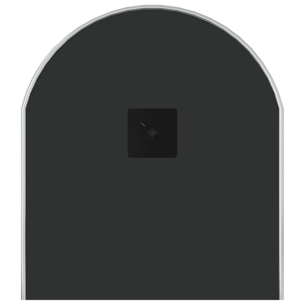 vidaXL Veggspeil sølv 80x35 cm oval