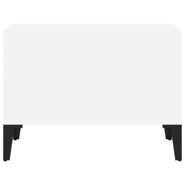 vidaXL sofabord 60x50x36,5 cm konstrueret træ hvid