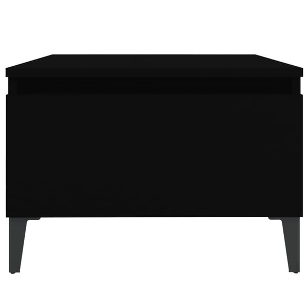 vidaXL Sidebord svart 50x46x35 cm konstruert tre